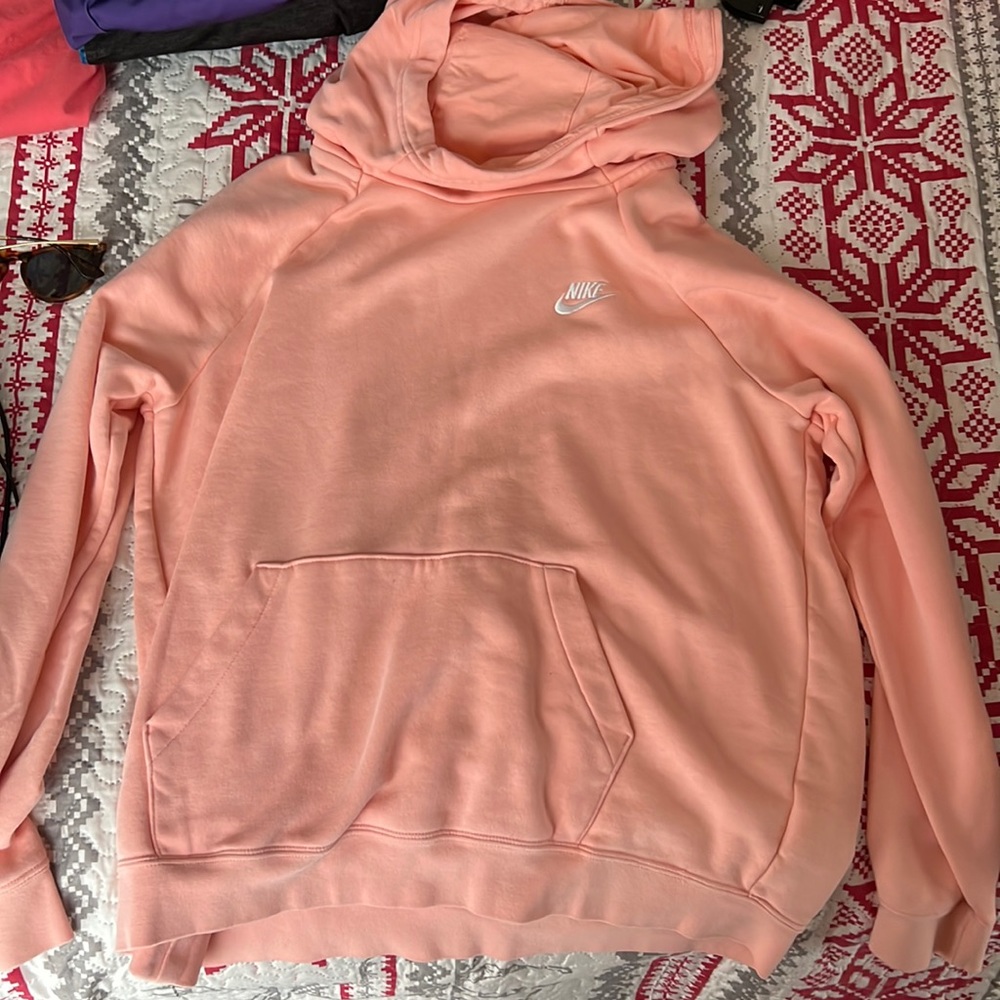 Peach Nike Hoodie